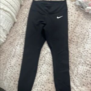 Nike Black Leggings Stretchy Athletic Fit